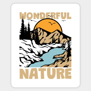 wonderful nature Sticker